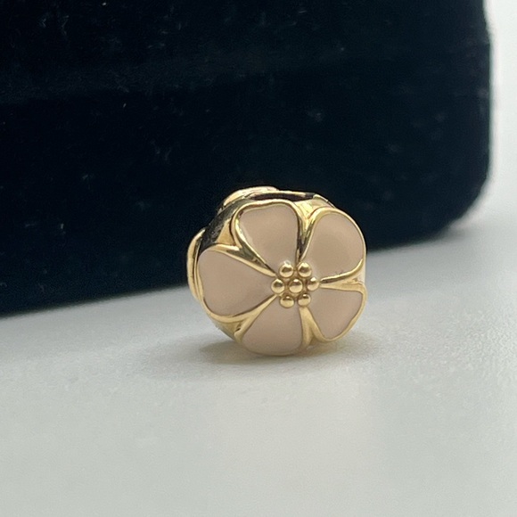 Reserved PANDORA 14K Gold Cherry Blossom Clip Charm - Picture 4 of 6
